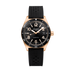 Glashutte Original SeaQ 39.50 mm Black Dial Red Gold Rubber Strap Black 1-39-11-17-91-33
