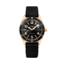 Glashutte Original SeaQ 39.50 mm Black Dial Red Gold Synthetic Strap Black 1-39-11-17-91-35