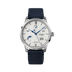 Glashutte Original Senator Excellence Perpetual Calendar 42 mm Silver Dial Stainless Steel Synthetic, Blue Strap 1-36-02-01-02-64
