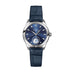 Glashutte Original Serenade Luna 32.50 mm Radiant Blue Dial with Diamonds Stainless Steel Louisiana Leather Strap, Blue 1-35-14-03-02-04