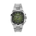 Glashutte Original Seventies Chronograph Panorama Date 40 mm Fab Green Dial Stainless Steel Metal Bracelet 1-37-02-09-02-70