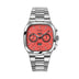 Glashutte Original Seventies Chronograph Panorama Date 40 mm Zany Pink Dial Stainless Steel Metal Bracelet 1-37-02-17-02-70