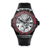 HUBLOT Big Bang Tourbillon Automatic Black Sapphire Las Vegas Boutique 45 mm Transparent Dial Polished Black Sapphire Crystal Rubber Strap 419.JBV.0113.RT.LVB23