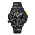 HUBLOT Big Bang Unico Golf Black Carbon 45 mm Transparent Dial Carbon Fiber and Black Texalium® Rubber with Leather Strap 416.YT.1120.VR
