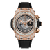 HUBLOT Big Bang Unico King Gold Jewellery 44 mm Transparent Dial with Diamonds Polished 18K White Gold Rubber Strap 421.OX.1180.RX.0904