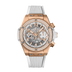 HUBLOT Big Bang Unico King Gold White Diamonds 42 mm White Dial Polished 18K King Gold Rubber Strap 441.OE.2011.RW.1104