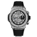 HUBLOT Big Bang Unico Titanium 42 mm Transparent Dial Polished Titanium Rubber Strap 441.NX.1171.RX