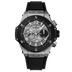 HUBLOT Big Bang Unico Titanium Ceramic 42 mm Transparent Dial Polished Black Ceramic Rubber Strap 441.NM.1171.RX