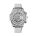 HUBLOT Big Bang Unico Titanium White Diamonds 42 mm White Dial Polished Titanium Rubber Strap 441.NE.2011.RW.1104