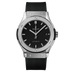 Hublot Classic Fusion Titanium 42 mm Black Dial Polished Titanium Rubber Strap 542.NX.1171.RX