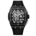 HUBLOT Spirit of Big Bang Black Magic 42 mm Transparent Dial Microblasted Black Ceramic Rubber Strap 642.CI.0170.RX