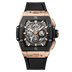 HUBLOT Spirit of Big Bang King Gold Ceramic 42 mm Transparent Dial Polished 18K King Gold Rubber Strap 642.OM.0180.RX