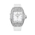 Hublot Spirit of Big Bang Steel White Pavé 32 mm White Dial with Diamonds Polished Stainless Steel Rubber Strap 682.SE.2010.RW.1604
