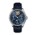 IWC Schaffhausen Portugieser Perpetual Calendar Tourbillon 45 mm Blue Dial Platinum Blue Leather Strap IW504506