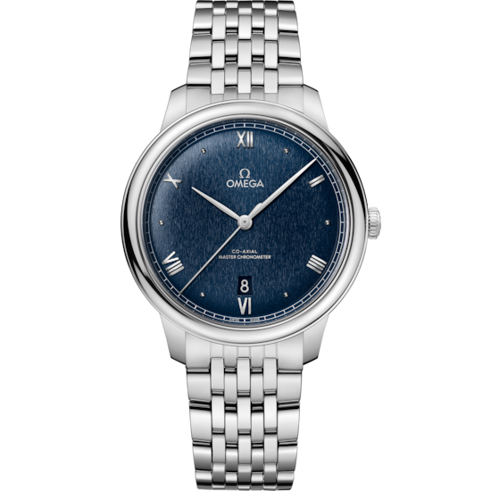 Omega De Ville Prestige 40 mm Blue Dial Stainless Steel Bracelet 434.10.40.20.03.001 - WATCHXNYC