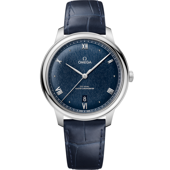 Omega De Ville Prestige 40 mm Blue Dial Stainless Steel Strap 434.13.40.20.03.001 - WATCHXNYC