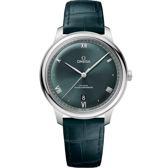 Omega De Ville Prestige 40 mm Green Dial Stainless Steel Strap 434.13.40.20.10.001 - WATCHXNYC