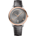 Omega De Ville Prestige 40 mm Grey Dial Stainless Steel and Sedna™ 18k Rose Gold Strap 434.23.40.20.06.001