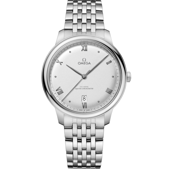 Omega De Ville Prestige 40 mm Silver Dial Stainless Steel Bracelet 434.10.40.20.02.001 - WATCHXNYC