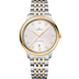 Omega De Ville Prestige 40 mm Silver Dial with Diamonds Stainless Steel and 18k Yellow Gold Bracelet 434.20.40.20.52.001