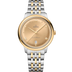 Omega De Ville Prestige 40 mm Yellow Dial Stainless Steel and 18k Yellow Gold Bracelet 434.20.40.20.08.001