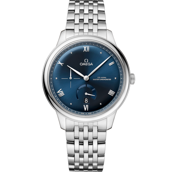 Omega De Ville Prestige 41 mm Blue Dial Stainless Steel Bracelet 434.10.41.21.03.002 - WATCHXNYC