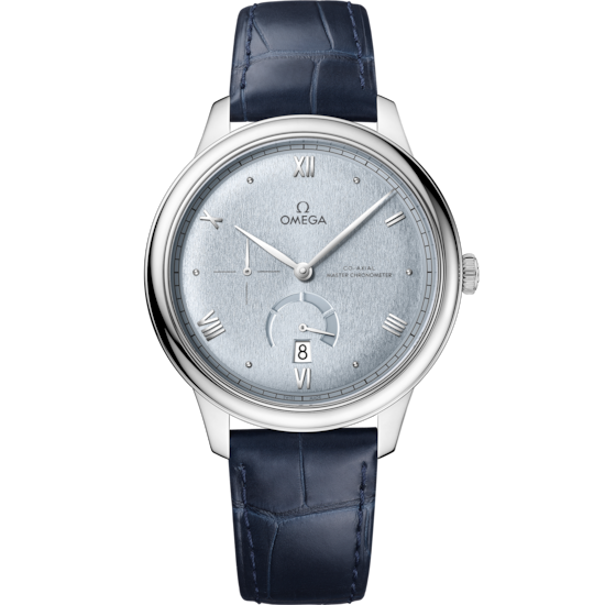 Omega De Ville Prestige 41 mm Blue Dial Stainless Steel Strap 434.13.41.21.03.001 - WATCHXNYC