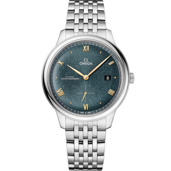 Omega De Ville Prestige 41 mm Green Dial Stainless Steel Bracelet 434.10.41.20.10.001 - WATCHXNYC