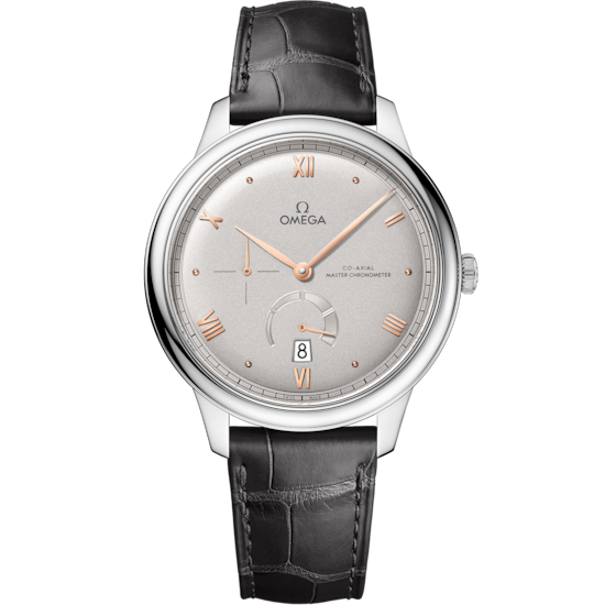 Omega De Ville Prestige 41 mm Grey Dial Stainless Steel Strap 434.13.41.21.06.001 - WATCHXNYC