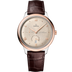 Omega De Ville Prestige 41 mm Linen Dial Stainless Steel and Sedna™ 18k Rose Gold Strap 434.23.41.21.09.001