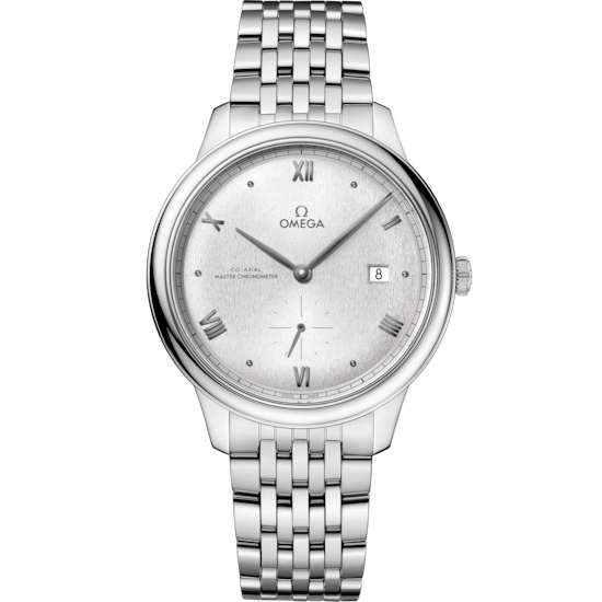 Omega De Ville Prestige 41 mm Silver Dial Stainless Steel Bracelet 434.10.41.20.02.001 - WATCHXNYC