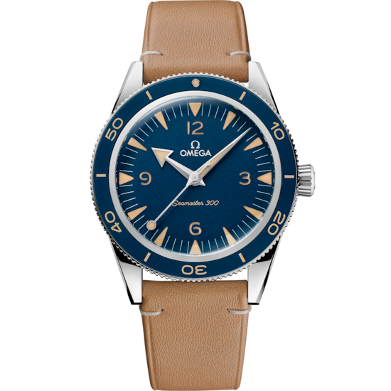 Omega Seamaster 300 41 mm Blue Dial Stainless Steel Strap 234.32.41.21.03.001 - WATCHXNYC