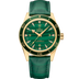 Omega Seamaster 300 41 mm Green Dial 18k Yellow Gold Strap 234.63.41.21.99.001