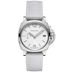 Panerai Luminor Due 38 mm White Dial Polished Steel Prada Re-Nylon Fiordaliso Strap PAM01426