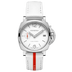 Panerai Luminor Due Luna Rossa 38 mm White Dial Polished Steel White Saffiano Calf Luna Rossa Strap PAM01378