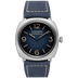 Panerai Radiomir Tre Giorni 45 mm Blue Dial Patina Stainless Steel   Leather Strap PAM01335