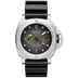 Panerai Submersible GMT Navy SEALs 44 mm Black Dial Brushed Steel Caoutchouc Black Strap PAM01323