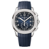 Patek Philippe  Aquanaut 42.2 mm Blue Dial 18K White Gold Rubber Strap 5968G-001
