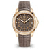 Patek Philippe Aquanaut Luce Brown Dial Rose Gold & Diamond Case Leather Strap 38.8mm
