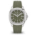 Patek Philippe Aquanaut Luce Khaki Green Dial Stainless Steel & Diamond Case Leather Braclet 38.8mm
