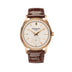 Patek Philippe Calatrava Silver Grained Dial Rose Gold Case   Strap 39mm 6119R-001