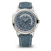 Patek Philippe Complications 40 mm Blue Dial 18K White Gold   Leather Strap 5330G-001
