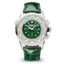 Patek Philippe Complications World Time Green Textured Dial Platinum Case   Green Strap 39.5 mm 5930P-001