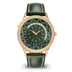 Patek Philippe Complications World Time Olive Green Dial Rose Gold Diamond Case   Green Strap 36 mm 7130R-014