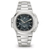 Patek Philippe Flyback Chronograph Travel Time Sunburst  Blue Dial Stainless Steel Case/Bracelet 40.5mm 5990-1A-011