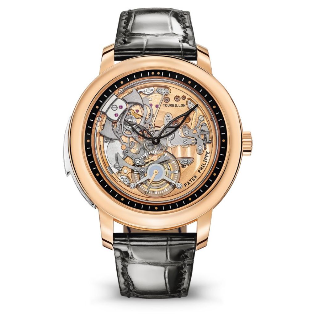 Patek Philippe Grand Complications 42 mm Transparent Dial 18K Rose Gold   Leather Strap 5303R-001 - WATCHXNYC