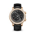 Patek Philippe Grand Complications 44 mm Black Dial with Diamonds 18k Rose Gold   Leather Strap 6104R-001