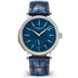 Patek Philippe Grand Complications Blue Swirling Enamel Dial White Gold Flamme Diamond Case   Leather Strap 36 mm 7040-250G-001