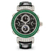 Patek Philippe Grand Complications Grandmaster Chime Black Time & Calendar Emerald Dial White Gold Reversible Case   Leather Strap 49.4mm 6300-403G-001