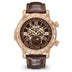 Patek Philippe Grand Complications Sky Moon Tourbillion Grand Feu Brown Enamel & Gold Dial Rose Gold Engraved Case   Leather Strap 44 mm 6002R-001